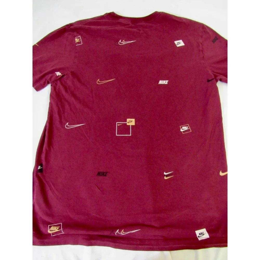 Nike Tee 100%‎ Cotton All Over Short Sleeve T-Shirt Men's M